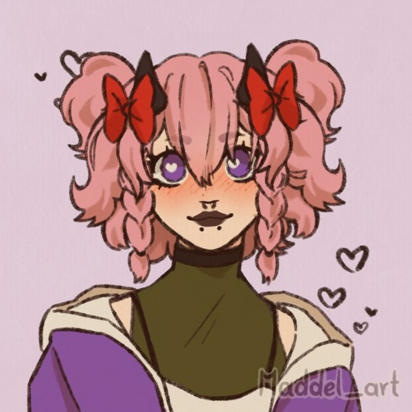 CherriChomp's tweet photo. IRL vs Vtuber 

Both pink bitches 💜🍒 https://t.co/jx9zWjCUZo