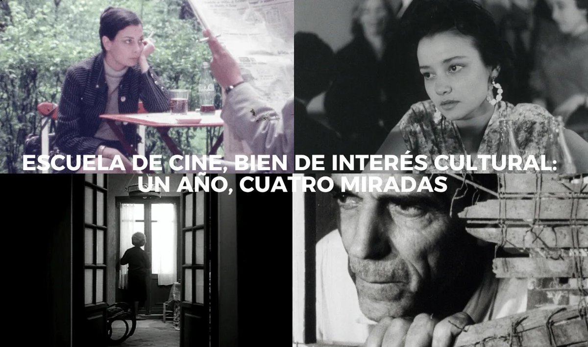culturagob's tweet photo. 📽️ Se cumple el primer aniversario del reconocimiento de la Escuela de Cine como BIC y celebramos su legado con las primeras obras de Saura, Erice, Chávarri y Martín Patino

🎞️Redescubre estas joyas audiovisuales en #PLATFO de @Filmoteca_es 🔗 https://t.co/gi752AD1n5 https://t.co/NQAia2rwWZ