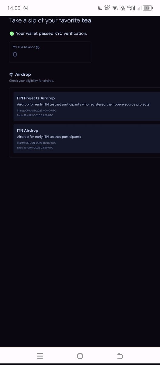 defidoge_'s tweet photo. Gaya-gayaan kyc segala macem , proyek kere seperti @teaprotocol buang-buang waktu testnet kocak . poin melimpah ga elig . Bangsat https://t.co/vor2PGtvon