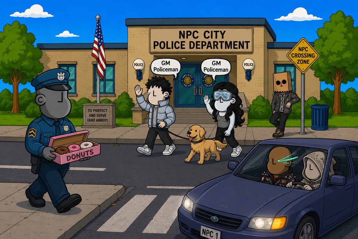 NPC policeman tweet media