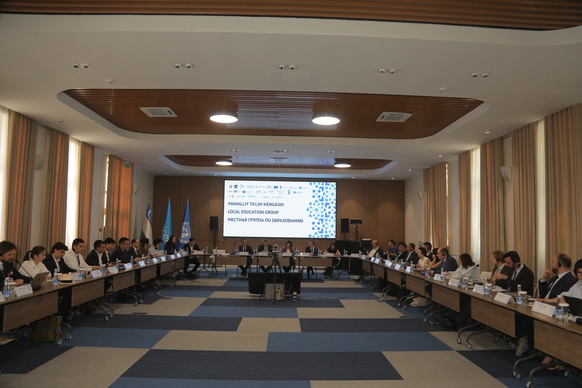 castillore_m's tweet photo. On behalf of @UNICEF_UZB, honored to co-chair with @UzeduU the Local Education Group which brings all partners working in education in Uzbekistan to align priorities and funding and improve the quality of education for children and young people. https://t.co/LElAXBVPxe