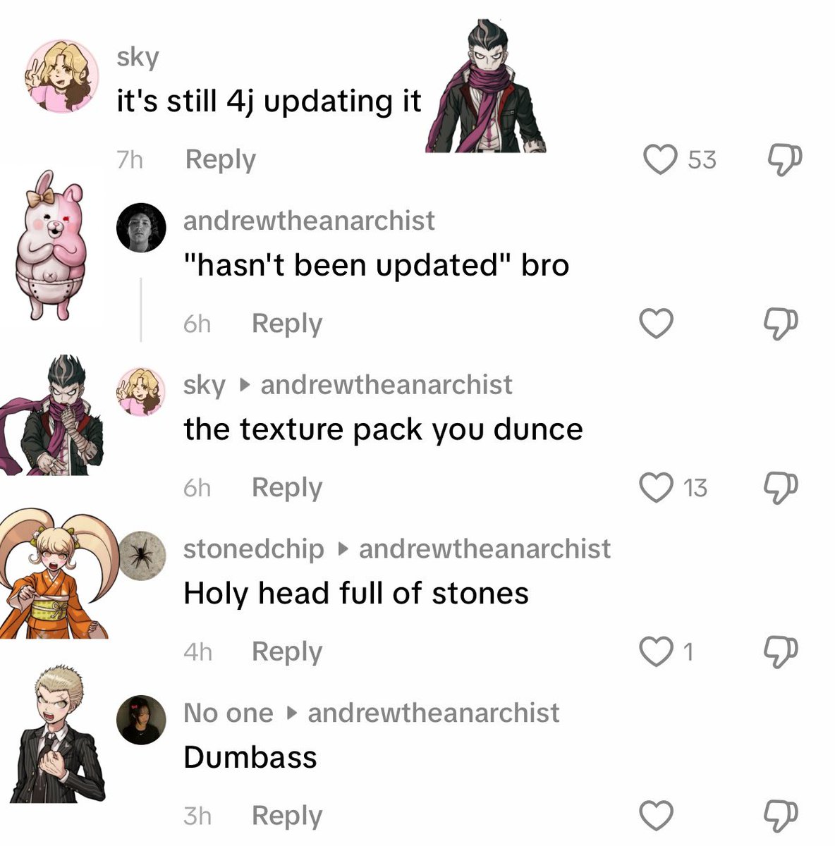 Flowred1212's tweet photo. #danganronpa https://t.co/69iWyCUM5T