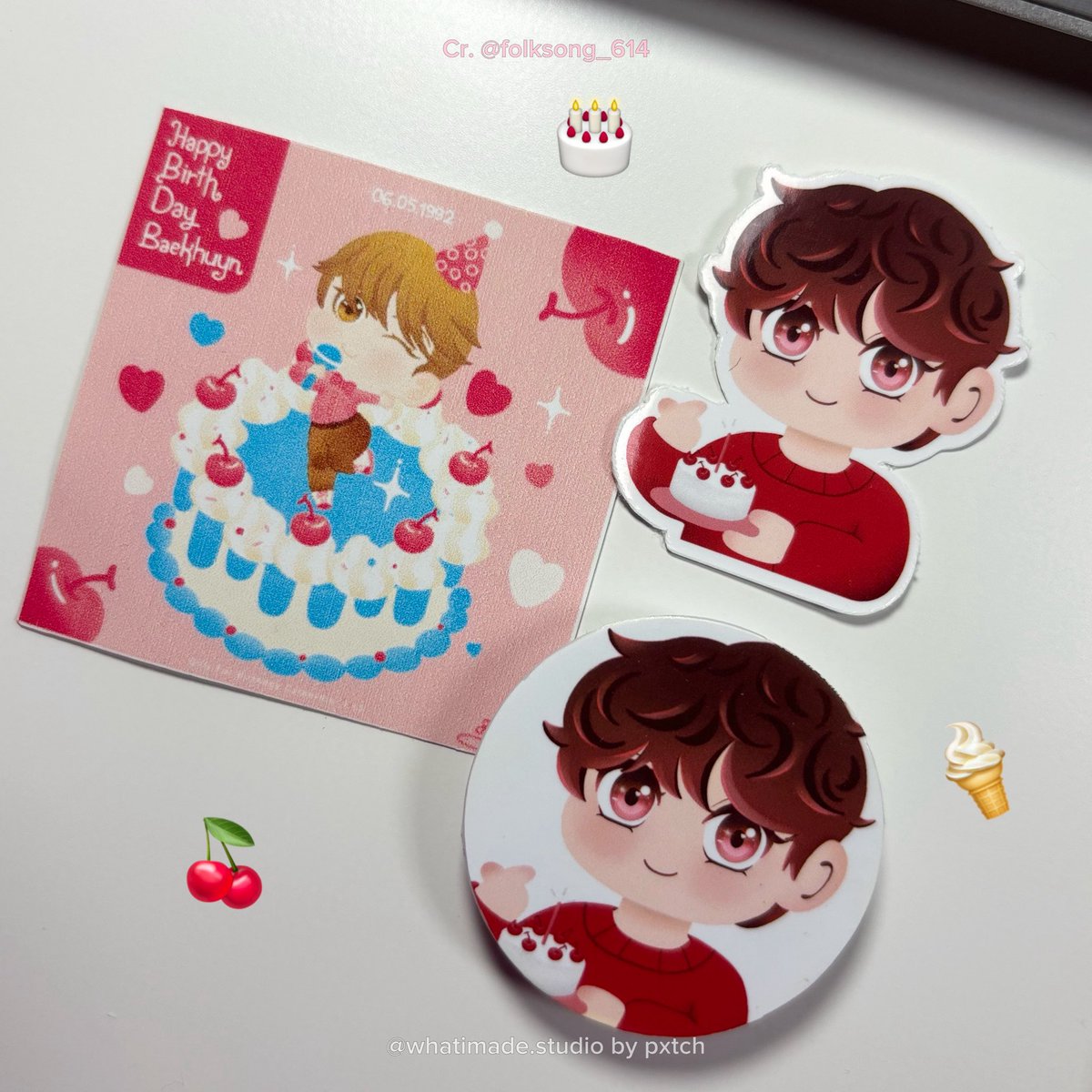 whatimade_'s tweet photo. ตัวอย่างงานวาด giveaway ที่เคยทำให้เพื่อนนะคะ เพราะชีชอบไปดูคอน 🤍😆 
👇🏻👇🏻👇🏻 https://t.co/KOC6gyUdii