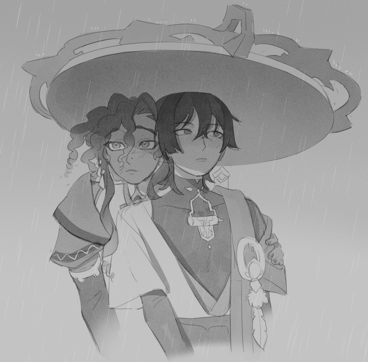 kyomon_o's tweet photo. Day 4: Rainy day
does that hat get bigger everytime I see it...
#SethoscaraWeek2026 #sethoscara https://t.co/RwKO6TkRi1