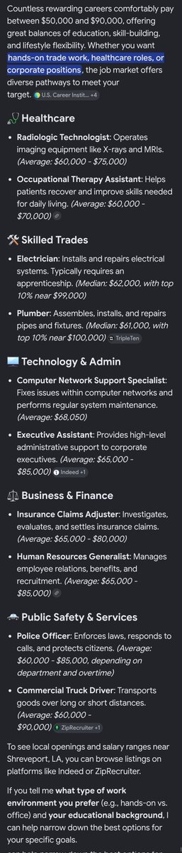 noobbuddy's tweet photo. @ferrants @MensHumor Your mindset is so far removed from the rest of society. People in all these careers make less than what you call poverty... Yet you say "make more money" while you contribute to the expansion of an industry that reduces the need for human-held positions. You do you tho. https://t.co/AhSSNkUv9Z