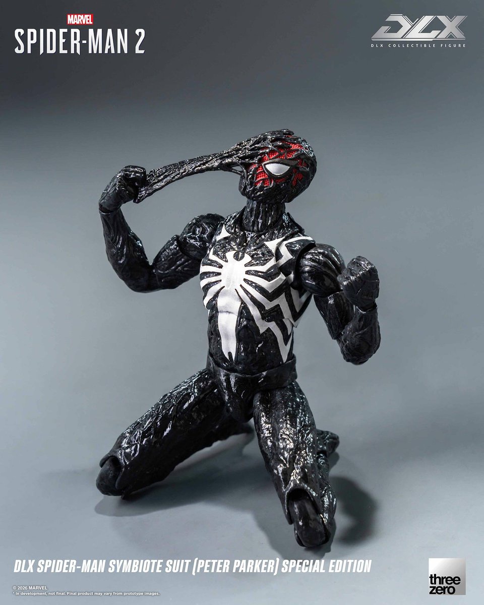 figsoku's tweet photo. 【スパイダーマン】DLX「スパイダーマン シンビオート・スーツ(ピーター・パーカー)」可動フィギュア 商品情報公開

【近日予約開始】
https://t.co/9NPieT8UOd
#threezero #スパイダーマン #threeZero #マーベル #DLX https://t.co/nn3FXTneBi