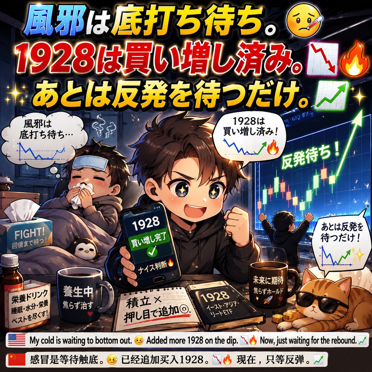 低鬼/暴落時のみ(株投資11年目) tweet media