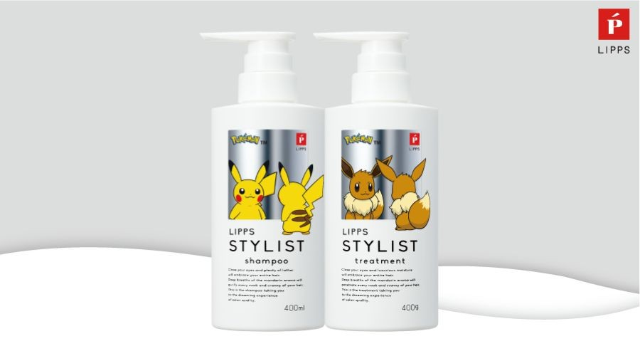 Pokebip's tweet photo. #PokémonGoodies : Nouvelle collaboration avec la marque de cosmétiques LIPPS (shampoings et des soins capillaires) dévoilée ! https://t.co/inzrKCGUOx