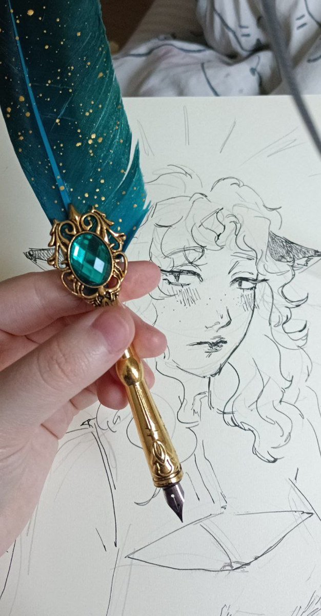 Sofikrivi's tweet photo. I haven’t drawn with a fountain pen for a long time, so I decided to do some scribbling    #SheraandthePrincessesofPower #Catra #Spop #Shera #skecth https://t.co/mhmF9OnMuz