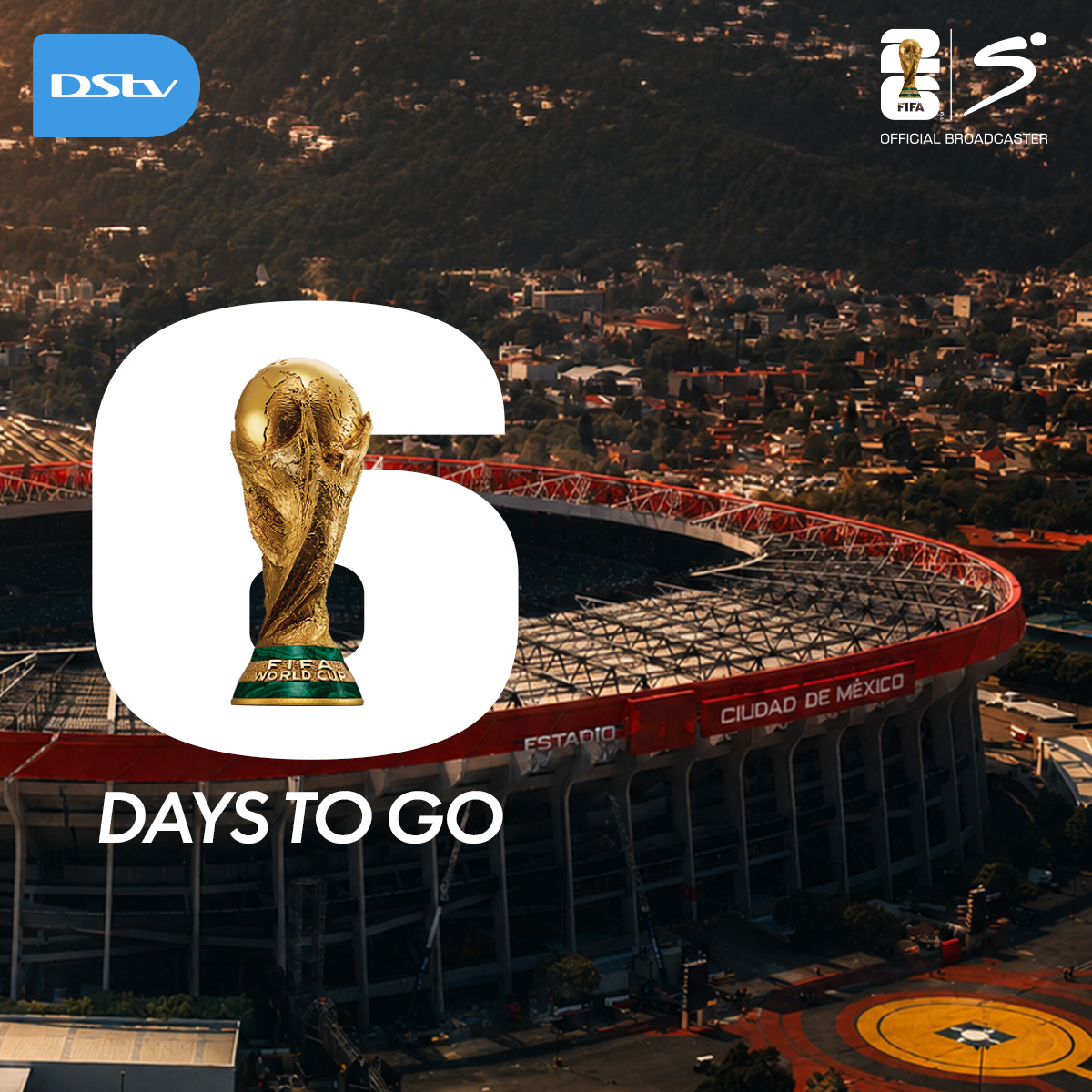 DStv's tweet photo. It’s about to be lit, now-now 🔥⚽ #DStvFIFAWorldCup2026 #EverythingCanWait https://t.co/7jl7qfEN96