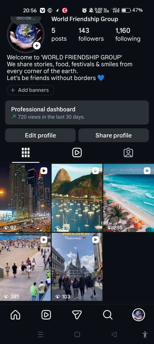 parbhani_manse's tweet photo. @instagram "Hi Instagram team, I am building a community for world friendship. I did not violate any rules knowingly. Please review my account. Thank you."
Account username - @worldfriendshipgroup https://t.co/aZHWz4qige