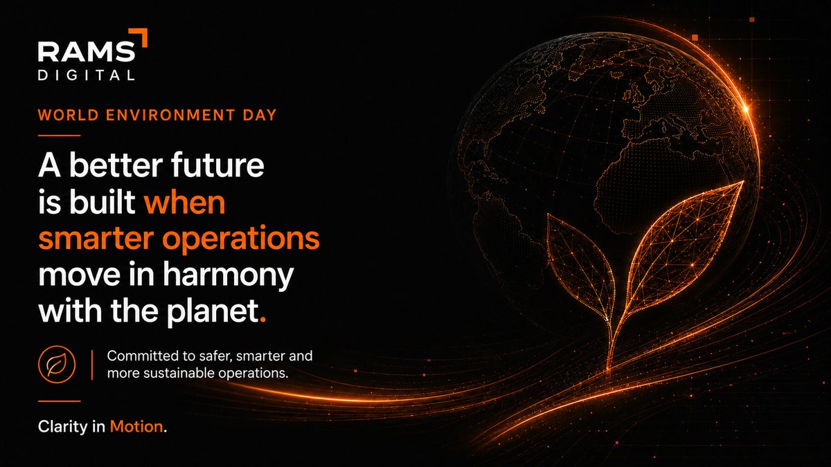 ramsdigital01's tweet photo. Smarter operations create safer, more efficient, and more sustainable workplaces.

This World Environment Day, we move with clarity — for better warehouses and a better planet.

Clarity in Motion.

#WorldEnvironmentDay #RAMSDigital #SustainableOperations #DigitalTwin https://t.co/GCsox936XD