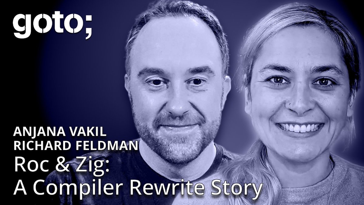 GOTOcon's tweet photo. #GOTOpodcast: @rtfeldman and Anjana Vakil talk about rewriting the Roc compiler from Rust to Zig during the exact period AI coding tools went from interesting to really useful.

🎧 Listen to the episode: https://t.co/uXmDK0HJ6p https://t.co/c0Azi9dXUf