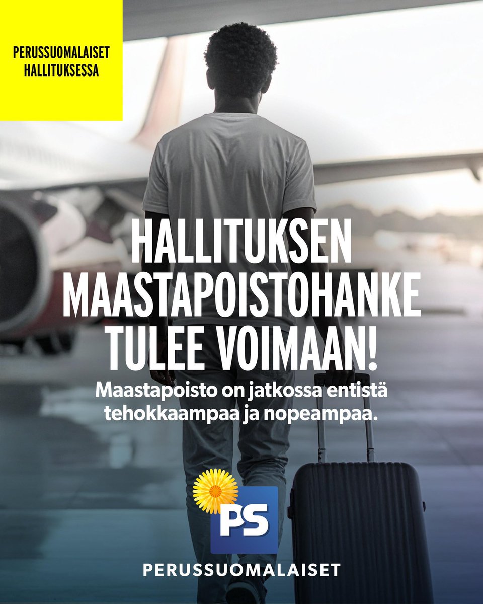 PS_ekryhma's tweet photo. Maahanmuuttopolitiikassa on käynnissä todellinen suunnanmuutos 🤝 https://t.co/XSNOdKDf44