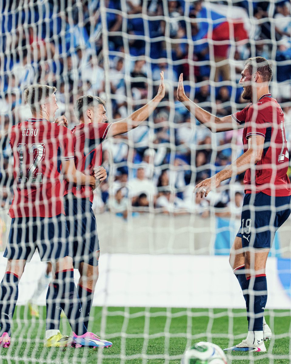 fcviktorkaplzen's tweet photo. První gól za reprezentaci? Denis Višinský hlásí splněno 😏✅ V přípravném utkání proti Guatemale si připsal svou premiérovou trefu v národním týmu 👏🏻🇨🇿

📸FAČR/Štěpán Černý https://t.co/iis7SxkErP