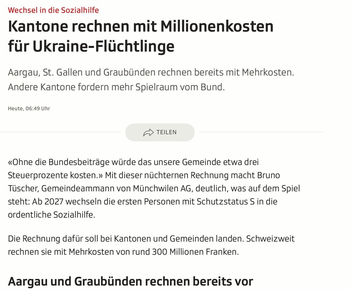 henrybuhler's tweet photo. Dass Ukrainer die volle Sozialhilfe nächstes Jahr bekommen, ist nur der Anfang. Der #Bund sorgt dafür, dass die Sozialausgaben explodieren. 
Die #Bilateralen III verschärfen die Situation weiter, da EU-Bürger bereits nach einem Jahr Arbeit lebenslang Sozialhilfe beziehen können. https://t.co/dCJ7lH6DW3