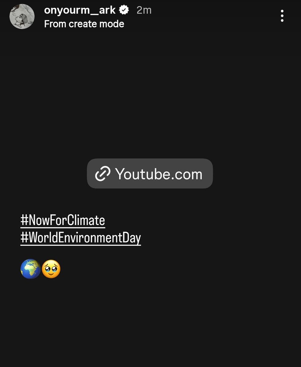 Marklee_base's tweet photo. 260605 onyourm__ark instagram story.

"#NowForClimate #WorldEnvironmentDay."
" 🌎 🥹"

🔗 https://t.co/Uf1abo8KKM

#MarkLee #마크리
#UpperRoom #어퍼룸 https://t.co/FaFXCxUrqt