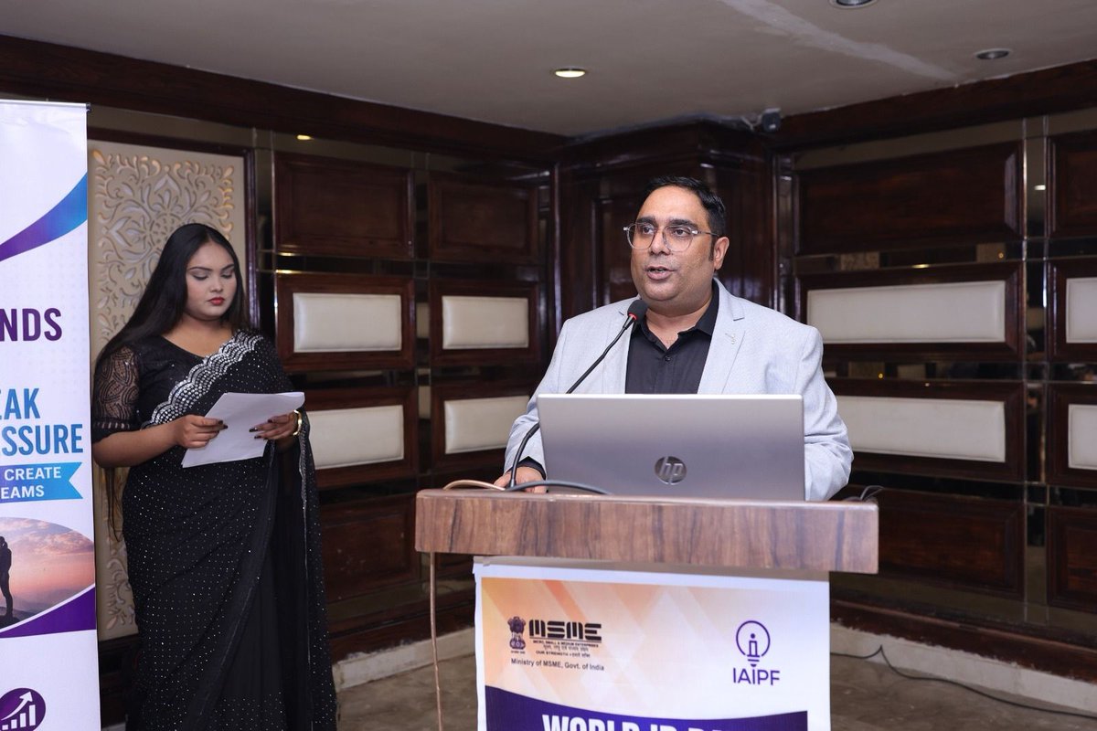 iaipf's tweet photo. On World IP Day 2026, IAIPF organized an IP Awareness Program in Kanpur with MSME, Govt. of India and JETRO, bringing together startups, MSMEs, academia, and industry to discuss how IP drives innovation, protection, and global growth.
#WorldIPDay #IPR #Innovation #MSME #kanpur https://t.co/YtAPTi6aRo
