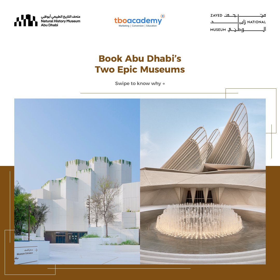 TBOAcademy's tweet photo. Give your clients another reason to explore Abu Dhabi with a visit to Louvre Abu Dhabi, a cultural landmark that brings together global masterpieces, innovative design, and immersive storytelling.

DM us for bookings!
https://t.co/DiClWuaem1

#ZNM #NHM #TBOAcademy https://t.co/GpVYqXv7I5