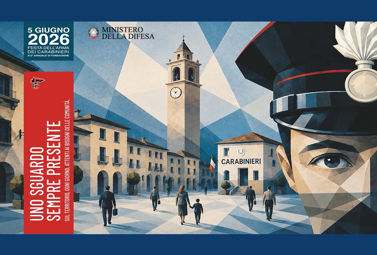 MinisteroDifesa's tweet photo. "Da oltre due secoli i #Carabinieri sono una presenza costante e rassicurante nella storia d’Italia, simbolo di uno Stato vicino ai cittadini e parte integrante dell’identità stessa del Paese.
Nel 212° anniversario della Fondazione della #Benemerita, auguri a un’Istituzione che rappresenta da sempre un punto di riferimento per la sicurezza nazionale, nonché un presidio di stabilità, legalità e coesione sociale". Così il Ministro @GuidoCrosetto oggi a Reggio Calabria per il 212° Annuale di Fondazione dell’Arma dei Carabinieri.
🔴 📽️ Segui la diretta della cerimonia dalle ore 10:55 sui nostri canali Facebook, YouTube e su https://t.co/ivhuhdzApX