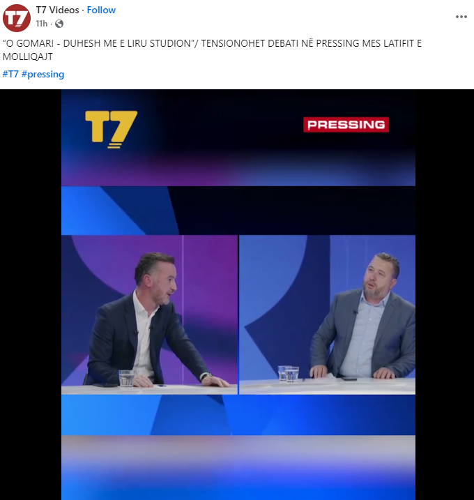 morinaluan's tweet photo. Në vend që me kërku falje për gjuhën e përdorur, me largu videon, këta e postojnë, edhe ato me titull që kqyr me bo "senzacionalizëm."
Për llajka, këta edhe familjes ia bojnë ma keq!
Nejse, tash reagon agjencia për gabeltarët, me ni konferencë qaty para kuvendit... https://t.co/CPclWMiZCO