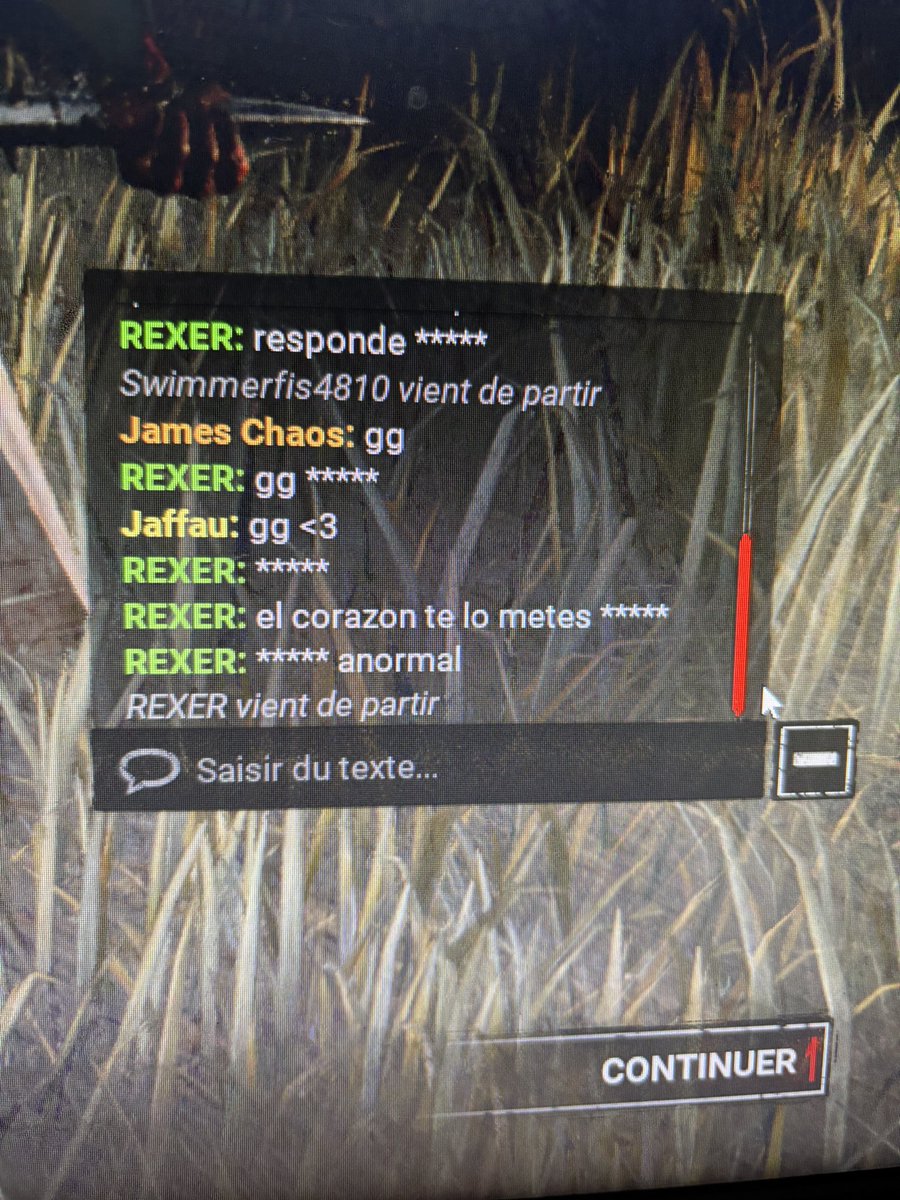 _Jafau_'s tweet photo. Classique dead by daylight. Je peux sentir le sel à travers l’écran https://t.co/JvqAL50Dk0