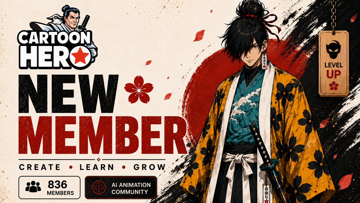LongboardFamara's tweet photo. I just got into Cartoon Hero ⛩️

Really excited for this one hopefully it will help me improve my skills, explore new creative workflows, and keep growing together with the community.

Always learning. Always building.

Let’s go 

Thanks @Framer_X 🫶 https://t.co/pUUuWFVfU2