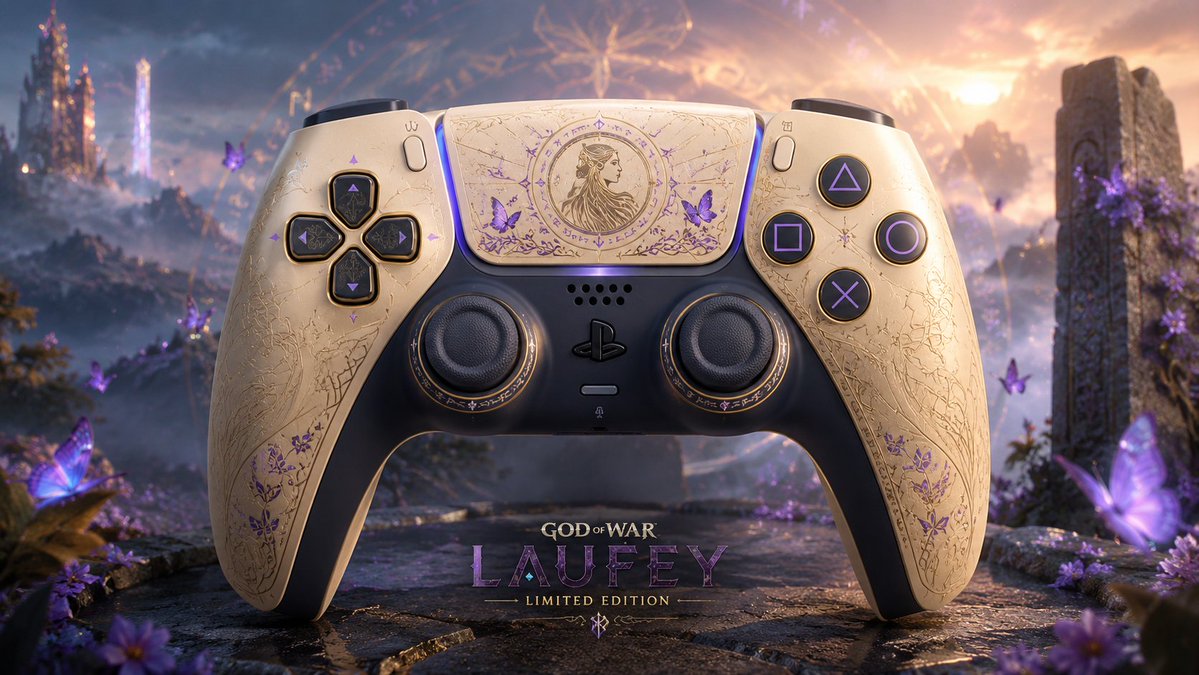 PlayAdictosCom's tweet photo. Aún queda mucho (o no) pero....veremos un DualSense Limitado de God of War Laufey tal y como pasó con God of War Ragnarok? 😎 https://t.co/aYpV8vJR4J