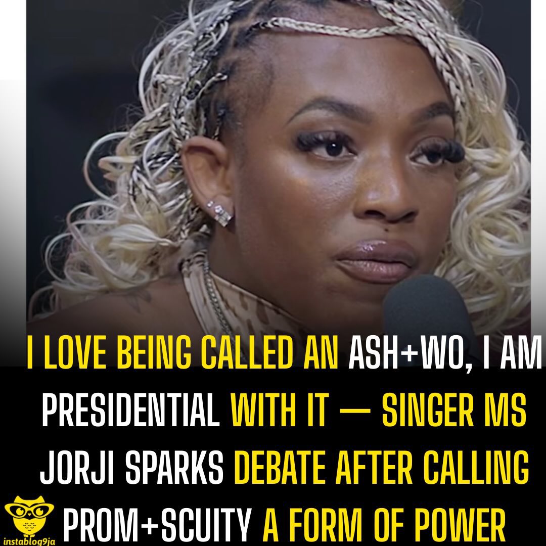 instablog9ja's tweet photo. I Love Being Called an Ash+wo, I am Presidential With It — Singer Ms Jorji Sparks Debate After Calling Prom+scuity a Form of Power

During a recent episode of the Echo Room Podcast singer Ms Jorji has sparked reactions online after making a series of controversial remarks about prom+scuity, relationships, and money during a recent interview.

During the discussion, Ms Jorji declared, “I love being called a wh%re. Ash+wo. I’m presidential with it. I’m presidential ash+wo. Make sure election day, vote president. Na me be that.”

The host responded by suggesting that she appeared to be describing promi+cuity as a form of power, saying, “It sounds to me like you’re saying prom+scuity is a power.”

“It is,” the guest replied.

When the host countered, “But that doesn’t sound right,” she questioned the criticism, asking, “How does it not sound right? But it’s ok for men?”

The host responded, “Nobody says it’s okay for men. But I’m saying for women, is it good?”

The singer went on to reject conventional expectations of womanhood, stating, “I’m not a good woman. I think my life and my choices let me know that I wasn’t built to be a good woman. I was built to be what I am, a bad woman. A bad woman, Horrible, Evil.”

She continued, “I swear to God, I never, never, not one day have I ever woken up and been good.”

Explaining her outlook, she added, “It means I don’t give a sh+t what anyone has to say. I look at men as good pair of shoes. Money is the only thing I worship. I’m gonna open my church next year. It’s called Money Congregation.”

She further stated, “The only thing I care about is money. If a man wants to talk to me, he has to spend money,” before adding, “I will never f¥ck for free. That’s your mom’s job.”