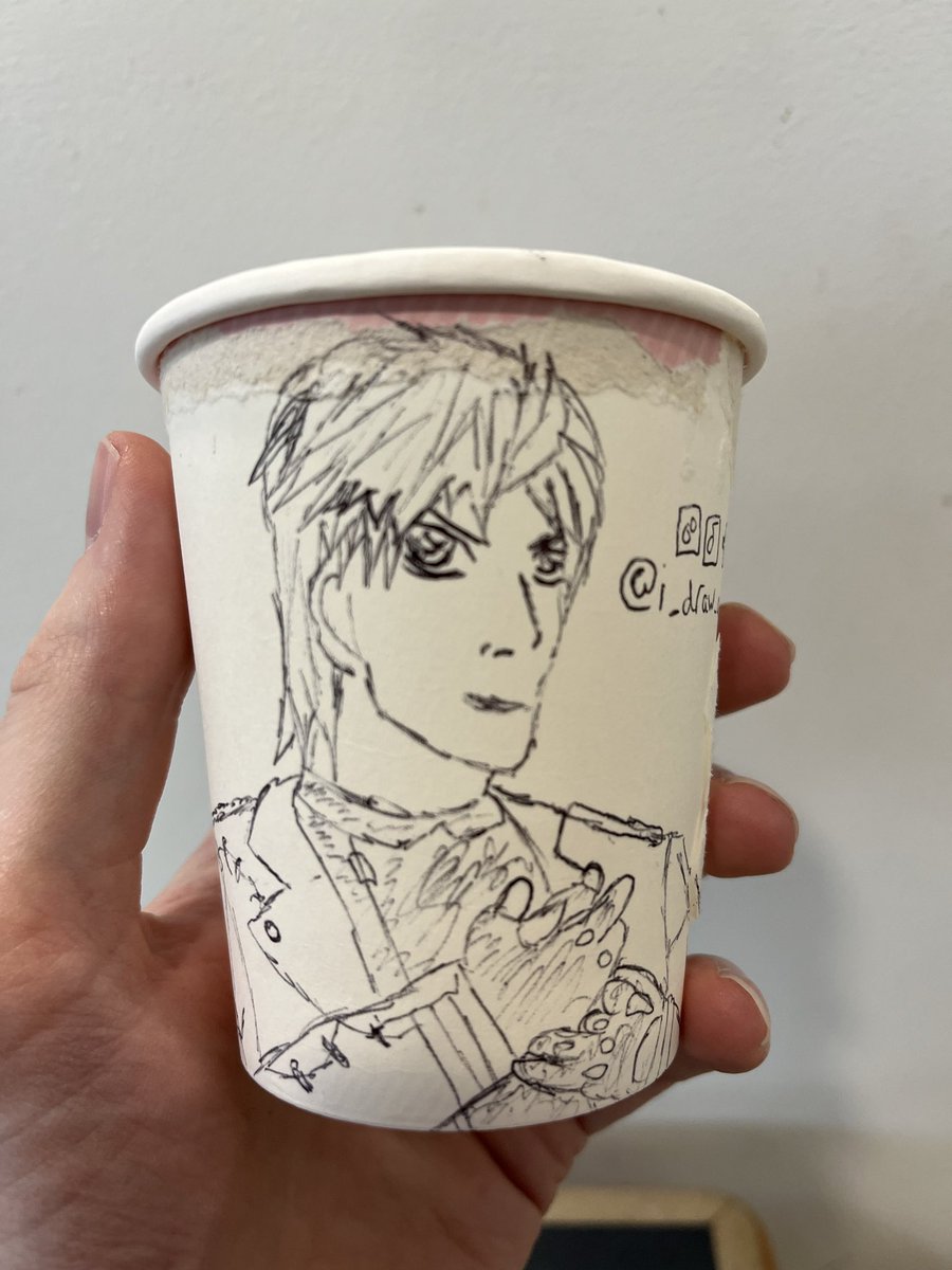 LegendHeroBen's tweet photo. Doodle drawing of the day is some For Love &amp; Deepspace. And yes there are cosplay meets during @SunnyAnimeExpo June 19th - 21st over at St James Park. More information can be on their site and over on both Facebook &amp; Discord. #coffeecupart #loveanddeepspacecharacters https://t.co/9yRoEc844V