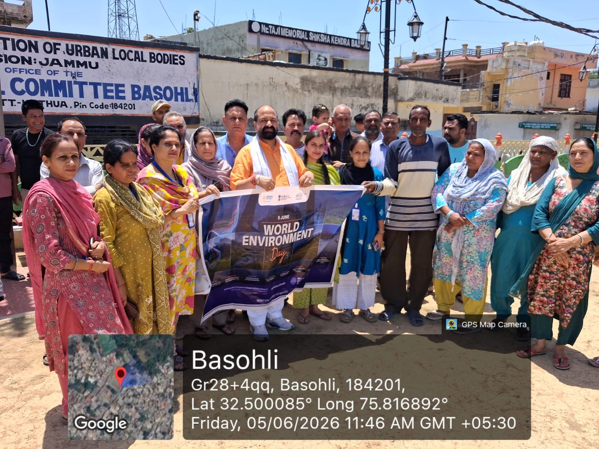 MBasohli's tweet photo. #WED2026 #SwachhBharat
@SwachhBharatGov, @swachhbharat, @moefcc https://t.co/EbrDjlmRIf