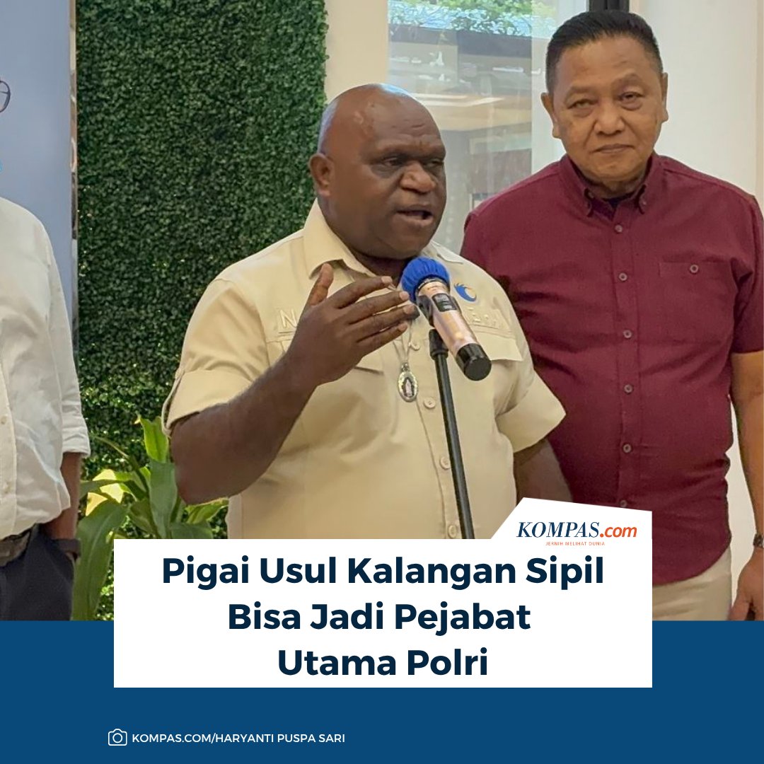 kompascom's tweet photo. Baca di sini: https://t.co/FqkSrmoc9l
Menteri HAM, Natalius Pigai mengusulkan revisi UU Polri agar sejumlah jabatan utama non-operasional di kepolisian dapat diisi oleh kalangan sipil profesional, tanpa menyentuh fungsi operasional penegakan hukum.
~IQ #Polri #sipil #Pigai https://t.co/dWIQylHvS9