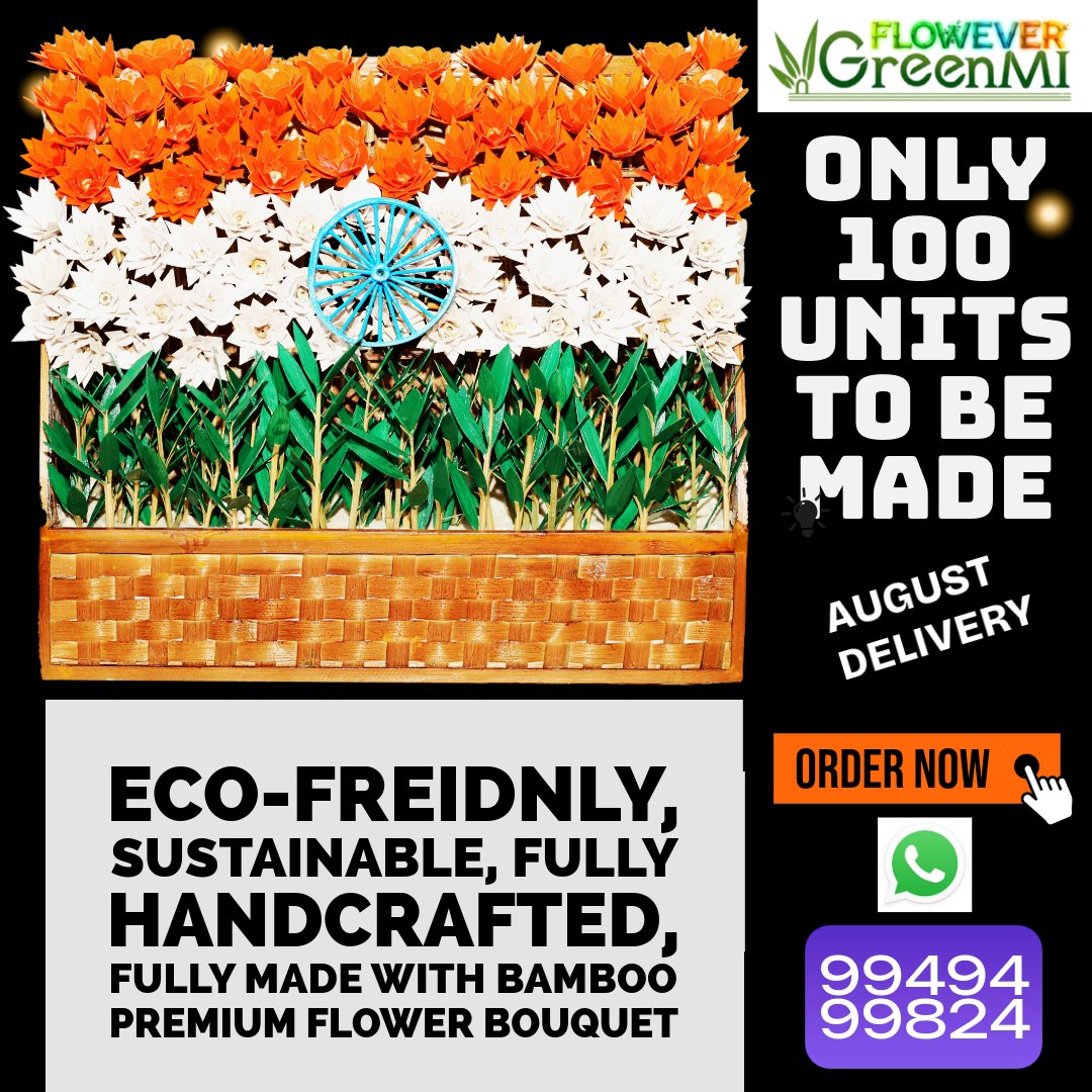 VVNGreenmi's tweet photo. 🇮🇳 Celebrate Independence Day 2026 with an Eco-Luxury Masterpiece! 
This August 15th, honor our nation’s freedom with a gift that embodies true Indian craftsmanship and timeless sustainability. Say goodbye to fleeting, short-lived gifts and choose a tribute that lasts #Forever https://t.co/3hbBz8O1xQ