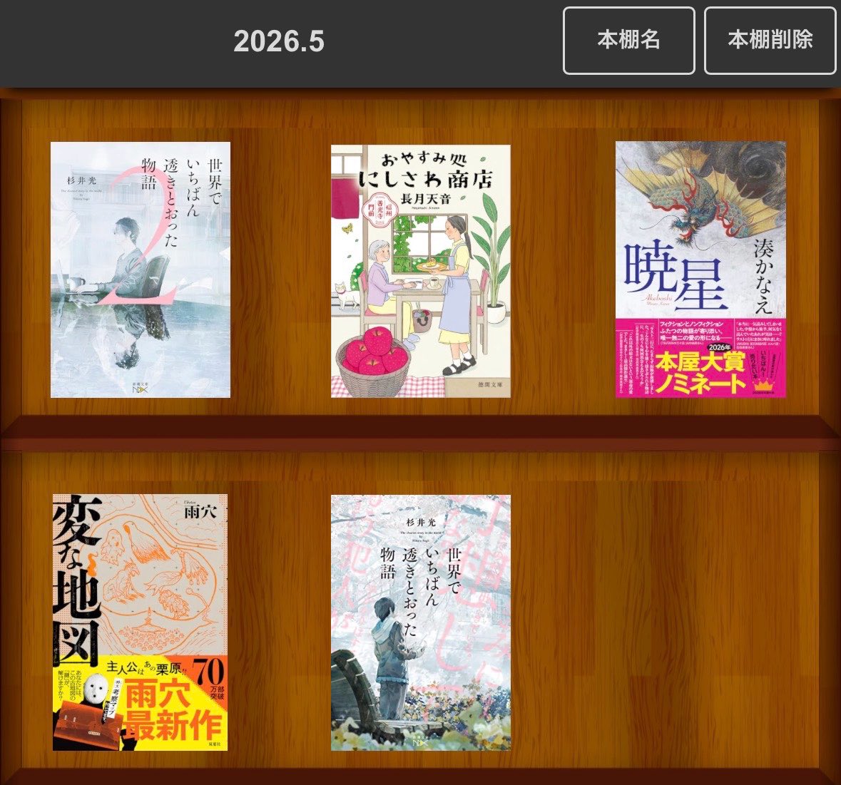 astral00's tweet photo. 5月の読書記録
#読書記録　#読了 https://t.co/gYu97O7Tie
