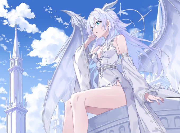 白竜の少女