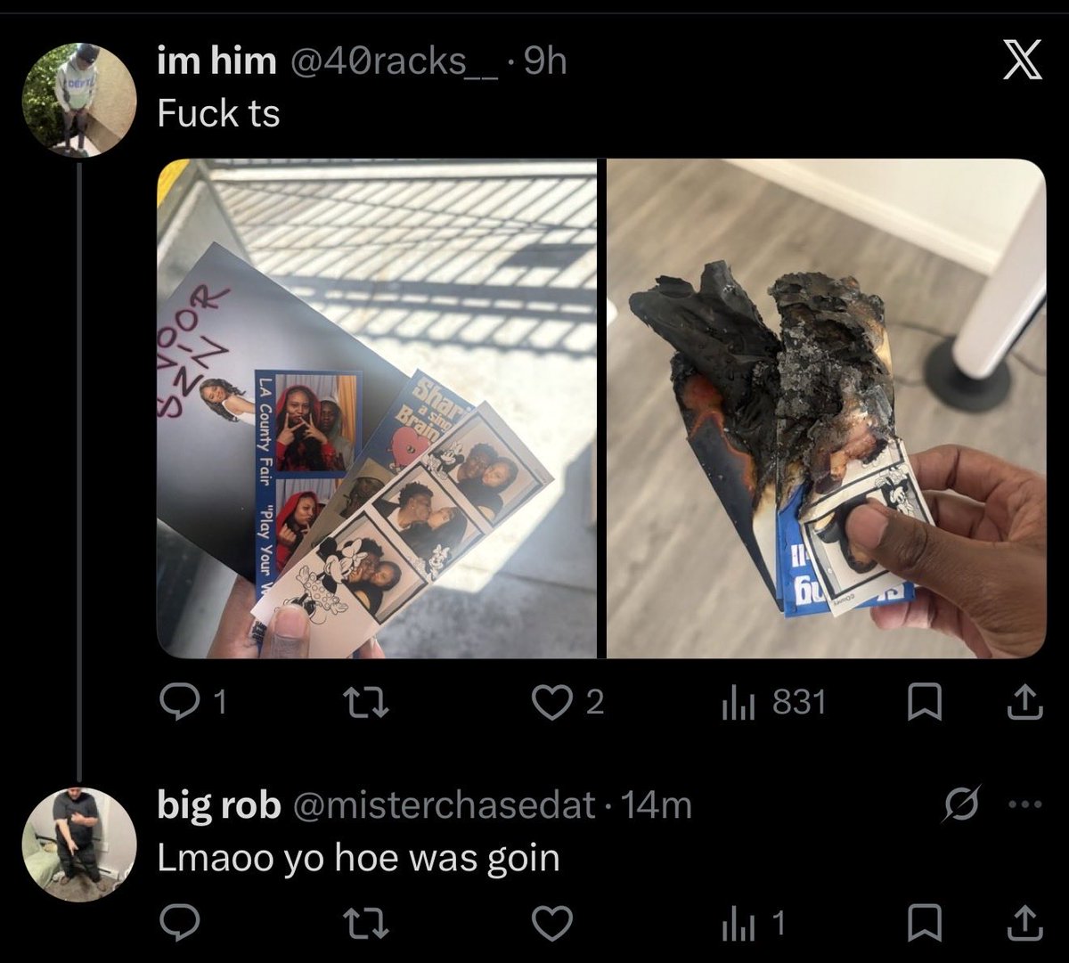 snatchingbtc's tweet photo. “Lmaoo yo hoe was goin” niggas have no remorse on this app bruh 😂😂😂😂 https://t.co/l4eRrCCX1a
