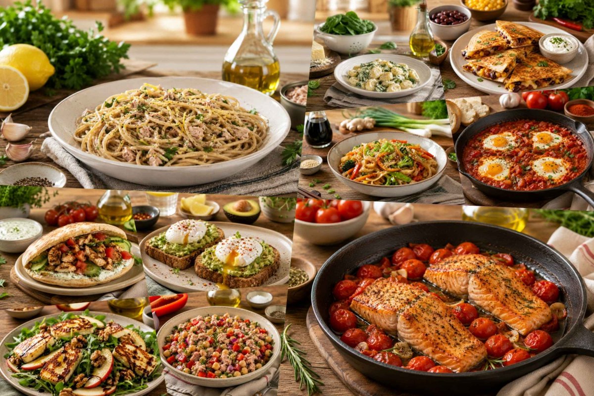 BlazKuha's tweet photo. Need a quick lunch or dinner without a kitchen marathon?

12 easy ideas ready in about 20 minutes, from lemon tuna spaghetti and creamy gnocchi to shakshuka and salmon.

SI 👉 https://t.co/b6WZU5qFkN

EN 👉 https://t.co/Btl0RguVtJ

What do you cook when you only have 20 minutes? https://t.co/tRe88MG3g2