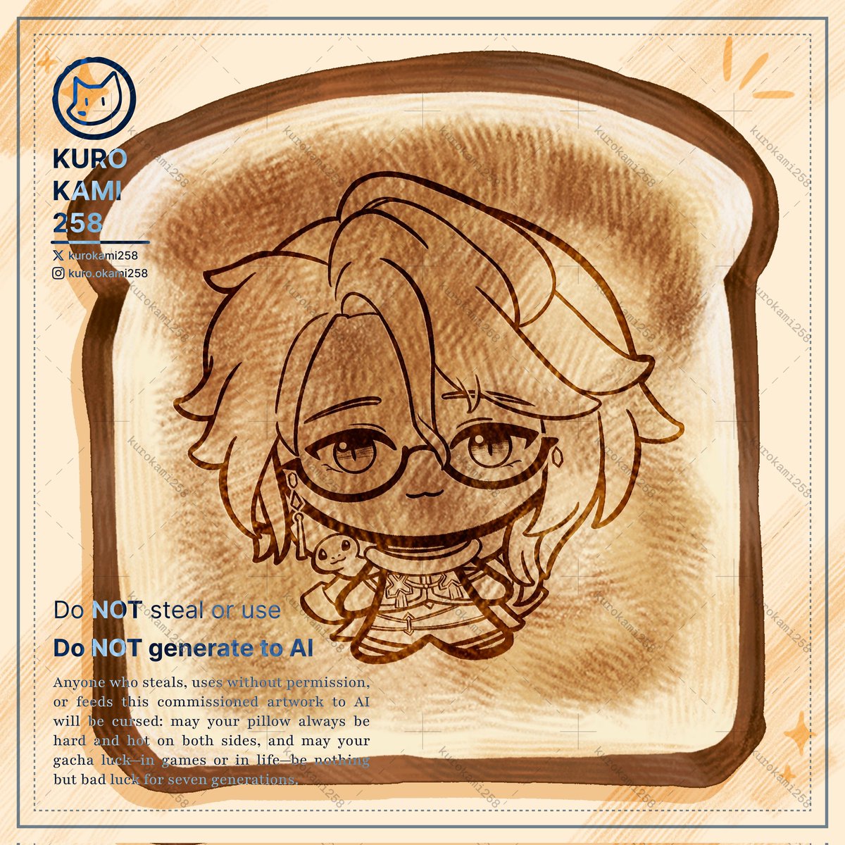 piepinn's tweet photo. GAIS LIAT BAIZHU JADI KRENYES 🤤😋

Roti bakar commission at @/Kurokami258 https://t.co/MUXTXOv0TG