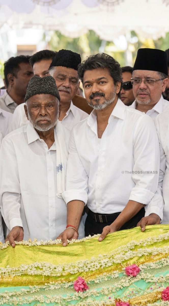 TheBOSSofMASS's tweet photo. முதலமைச்சர் விஜய் அவர்கள் கண்ணியமிக்க காயிதே மில்லத் அவர்களின் 131-வது பிறந்தநாளை முன்னிட்டு அவரது நினைவிடத்தில் மலர்ப்போர்வை அணிவித்து மலர் தூவி மரியாதை செலுத்தினார்! #CMJosephVijay @TVKVijayHQ https://t.co/PKLlGlb8rB