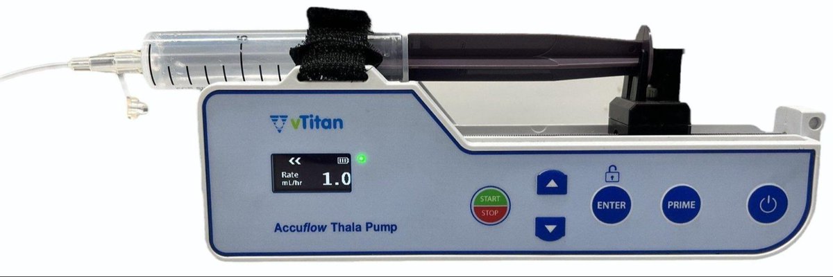 svembu's tweet photo. vTitan medical equipment update: we have been shipping steadily and a big shipment of syringe pumps is getting ready at the factory!

We also have an affordable pump for Thalassemia (vTitan AccuFlow Thala pump) and over a thousand patients have benefited from it.

Our R&D team is working hard on many more products. Our particular focus is on affordability.

vTitan is teaching us a lot about hardware design and manufacturing.