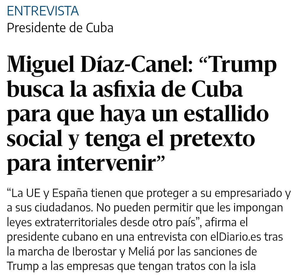 EnriqueSantiago's tweet photo. 🇨🇺 Cuba está sufriendo un crimen de lesa humanidad.

Trump pretende asfixiar a su pueblo, con el silencio cómplice de sus lacayos PP y Vox.

Toda nuestra solidaridad con Cuba, en defensa de su soberanía nacional: ¡jamás volverán a ser una colonia de EEUU! https://t.co/KIzcIs0sPG