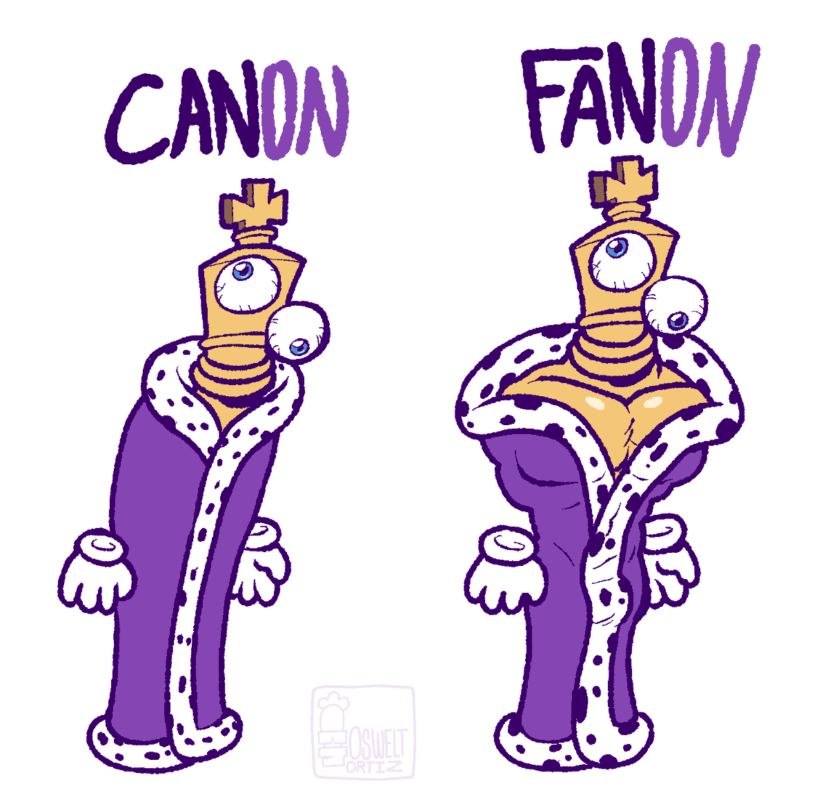 OsweltOrtiz's tweet photo. The Amazing Canon vs Fanon Circus https://t.co/A0YWg11Chx