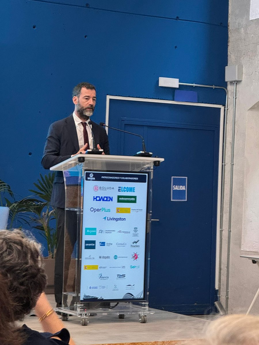 AsnavieraVlc's tweet photo. ⚓️Arranca en Valencia el Congreso Anual de WISTA Spain! 

La ciudad se convierte en el epicentro del sector marítimo y el talento femenino. 

🚢 Un orgullo para la Asociación Naviera Valenciana participar y patrocinar este gran encuentro junto a la @AutPortValencia como host port https://t.co/l3Q7dW3B90