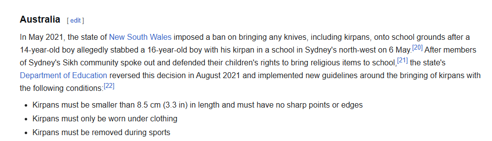 MajorBlipvert's tweet photo. @OMGTheMess It's been over a decade since I had a chat with a sikh about his kirpan, but I remember him describing his as a ceremonial butter knife. It was about as offensive as a fish knife. There's no need for it to be sharp or pointy. https://t.co/a1vB8xkWEh