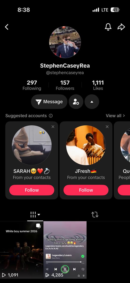 heiskaws's tweet photo. @NotStephenCasey I randomly found u on TikTok 😭😂 https://t.co/9eIvyPETBn
