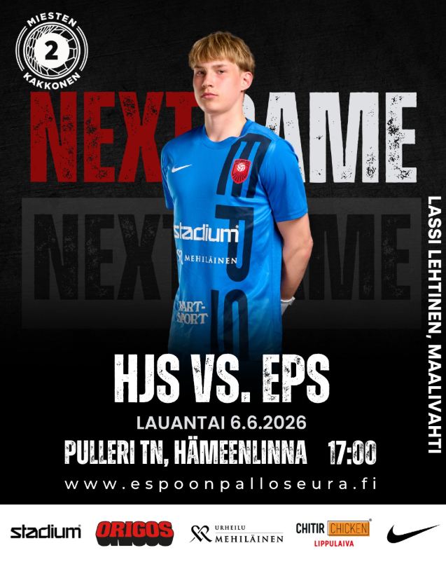 EPSFootball's tweet photo. Lauantaina #Kakkonen vieraspeli miehillä ja kotimatsi naisilla! https://t.co/MAFGJcUV2v