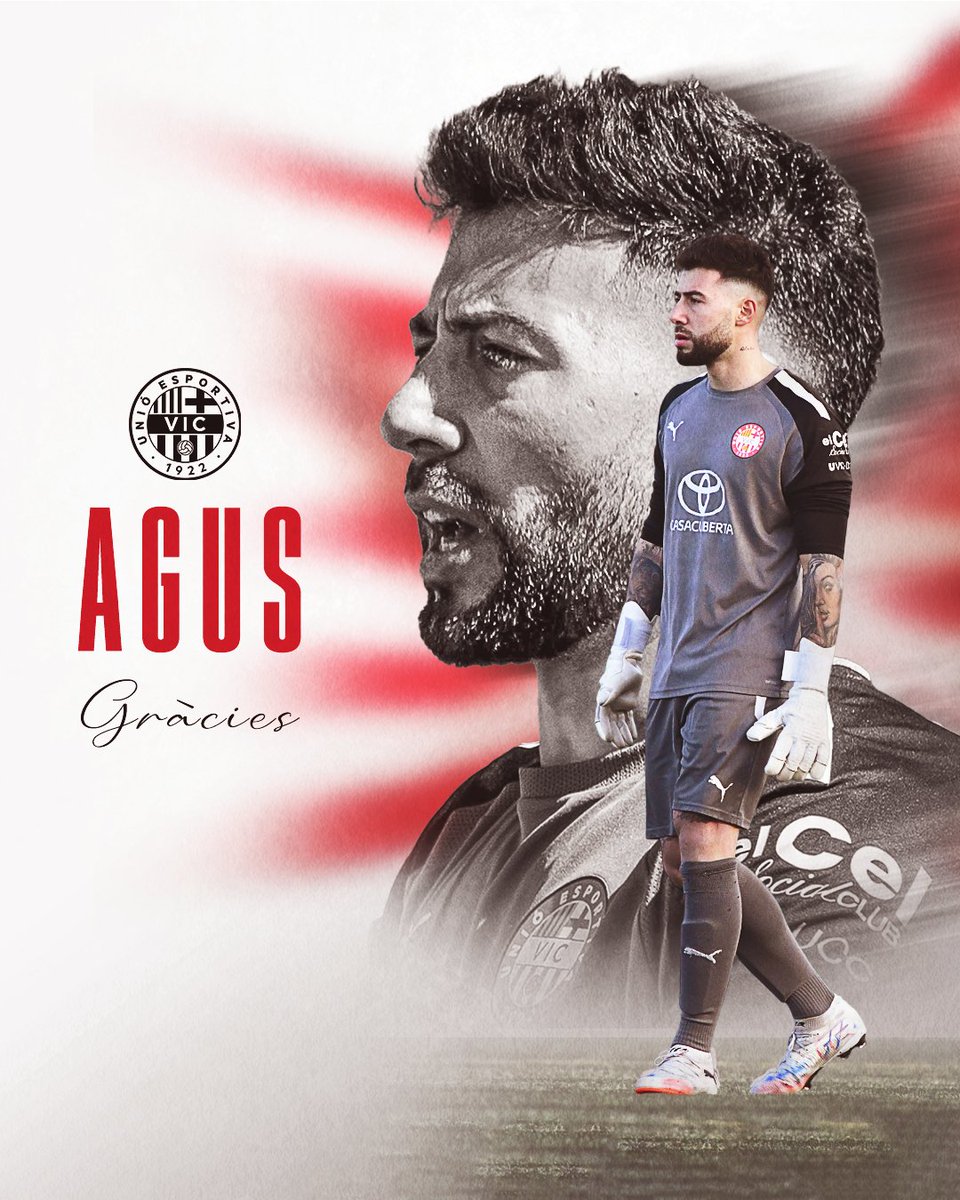 UEVic_'s tweet photo. Gràcies, 𝐀𝐠𝐮𝐬𝐭𝐢𝐧!

Vic serà sempre casa teva!

#SomUEVic 🔴⚪ https://t.co/97e0LrUo83