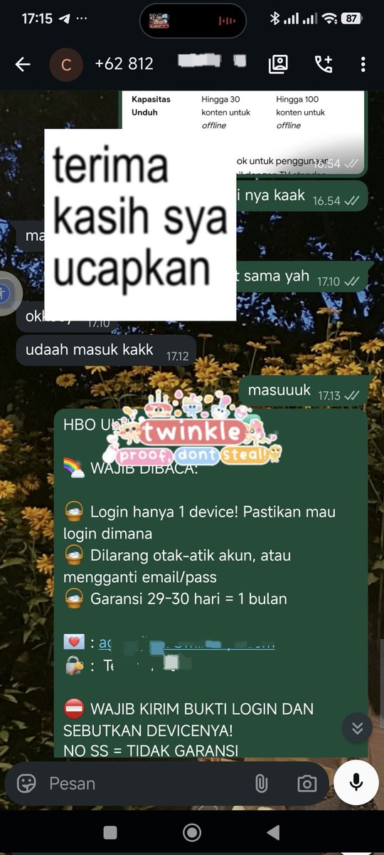 selapda's tweet photo. ›  . . 📬  vouch langganan hbo ultimate sharing 1 bulan 🍀 https://t.co/f7aG6oK8Az