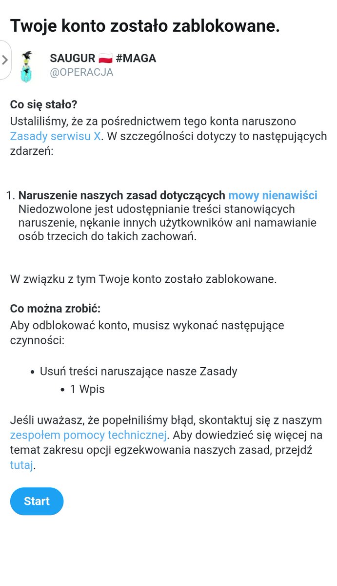 OPERACJA's tweet photo. @Pani_Scarlett @jachnyc1 Mnie już zgłosili i musiałem odblokować konto. https://t.co/LmEcXLYbEM