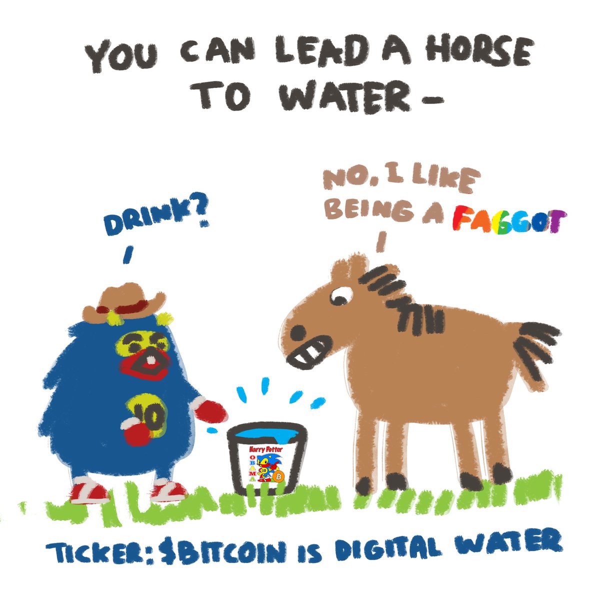 mryxji's tweet photo. Saylor at 11.5b unrealized loss on $BTC, the funny twin ticker $BITCOIN (#HarryPotterObamaSonic10inu) is trading at 11.5m mc.

You asked for a sign,
Universe showing you sign,
Its telling you to drink water,
The digital water that will rejuvenate your portfolio.

In hoc signo vinces.